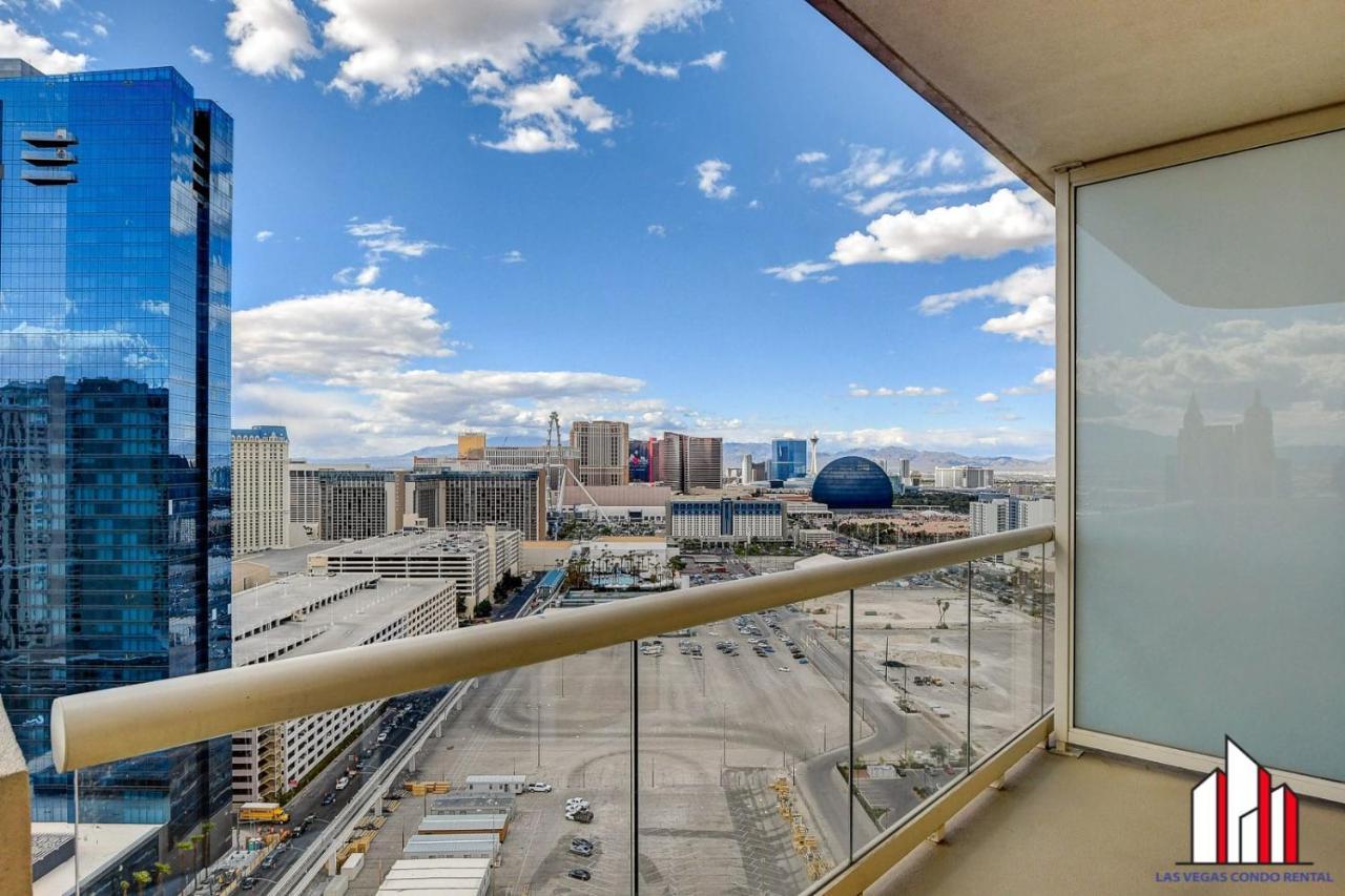 Mgm Signature-27-805 F1 Track & Strip View Balcony Las Vegas Kültér fotó