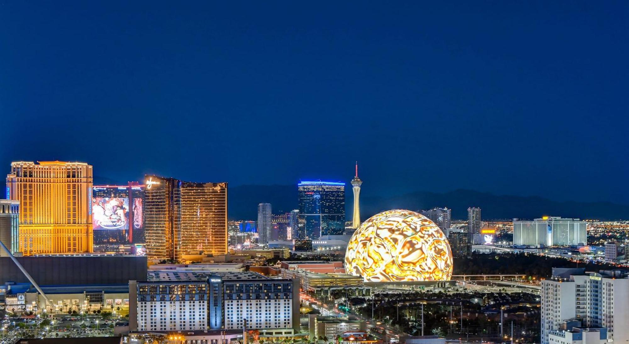 Mgm Signature-27-805 F1 Track & Strip View Balcony Las Vegas Kültér fotó